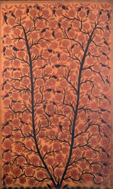 Sita Devi, Untitled, Acrylic on Board, 98.5 x 59.9 inches